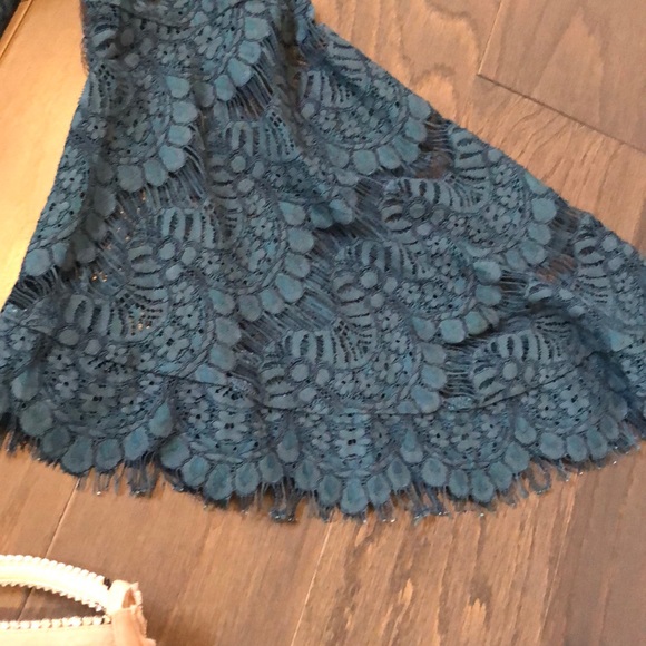 NWT MINKPINK teal tainted love lace dress - Picture 8 of 8